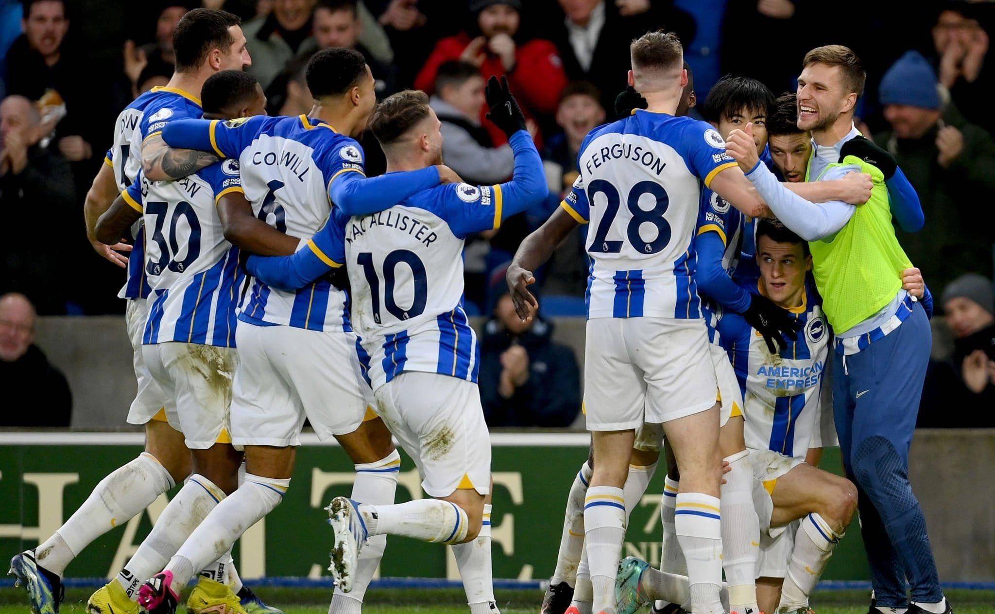 关于埃弗顿战平布莱顿，难得一分的信息